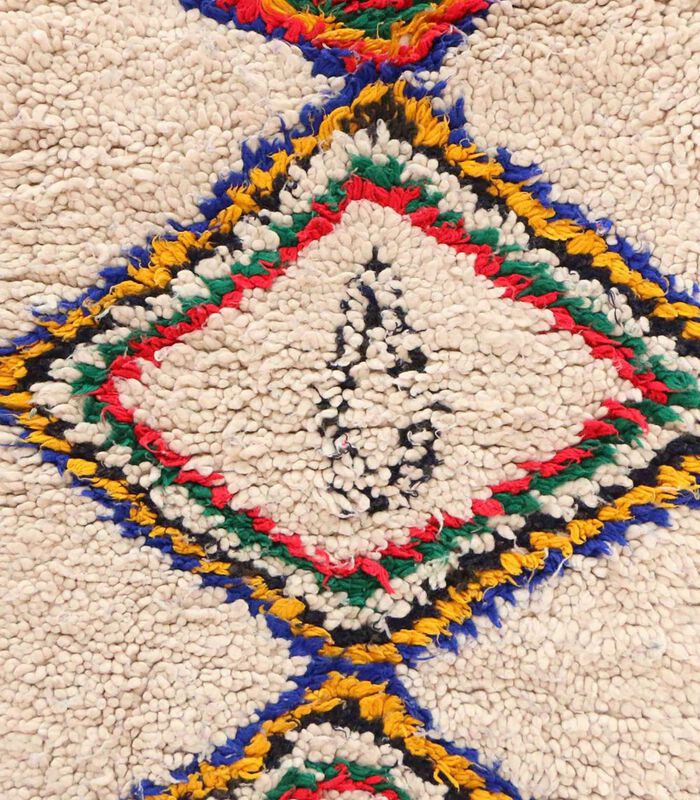Marokkaans berber tapijt pure wol 188 x 76 cm image number 3