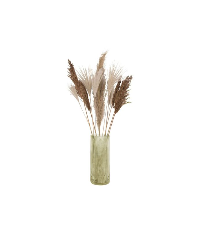 Vase Allure Straight - Vert mousse - Ø12x30cm image number 1