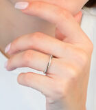 Ring 'En noir et blanc' witgoud en diamanten image number 1