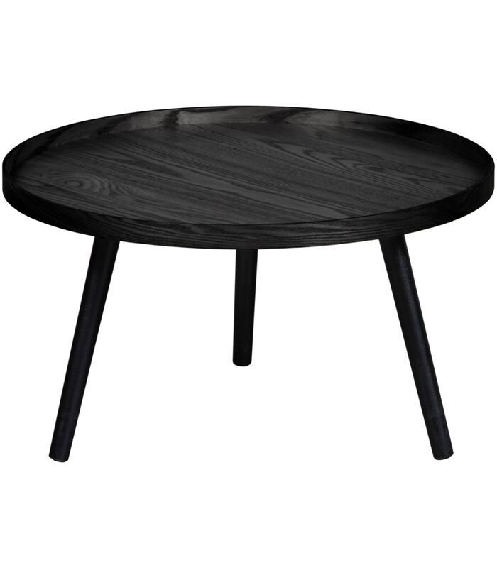 Table d'Appoint - Bois - Noir - 34x60x60  - Mesa image number 0