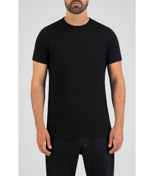 Slater T-Shirts Basique Lot de 2 Noir