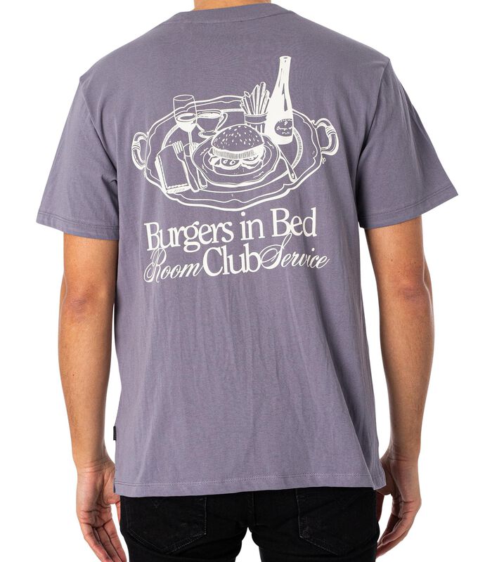 Hamburgers In Bed Grafisch T-Shirt image number 2