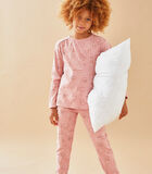 Jersey 2-delige pyjama met dierenprint, roos image number 0