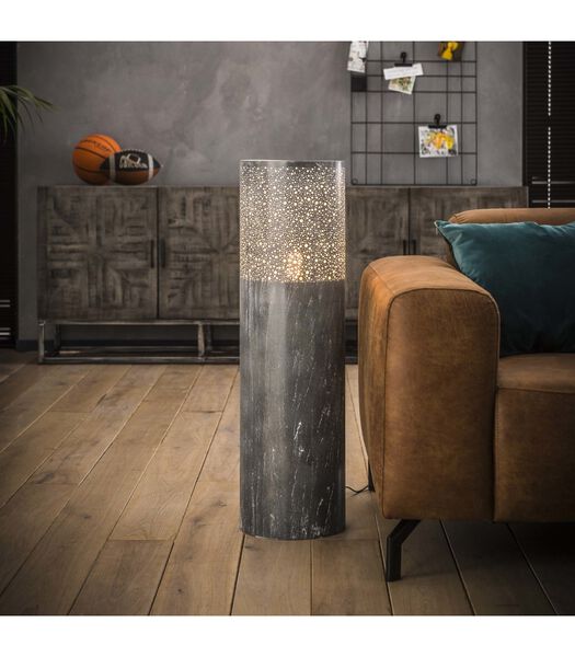 Rock Pillar - Lampadaire - aspect béton - cylindre - 90 cm