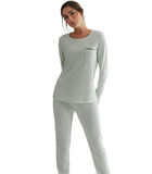 Pyjama broek top lange mouwen Rayas image number 0