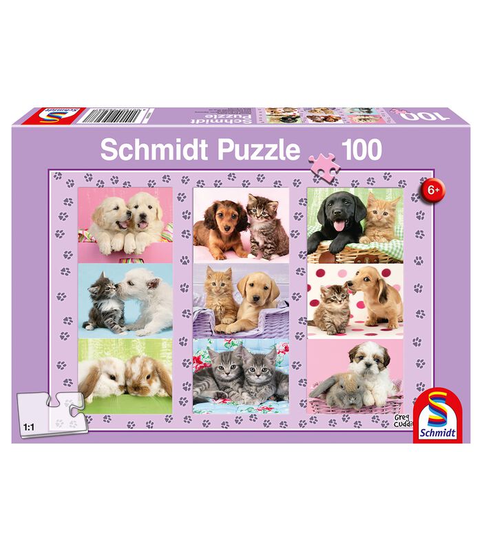 puzzel Mijn Dieren Vrienden - 100 stukjes - 6+ image number 1