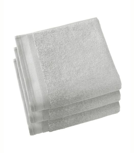 3 serviettes de bains Contessa silver
