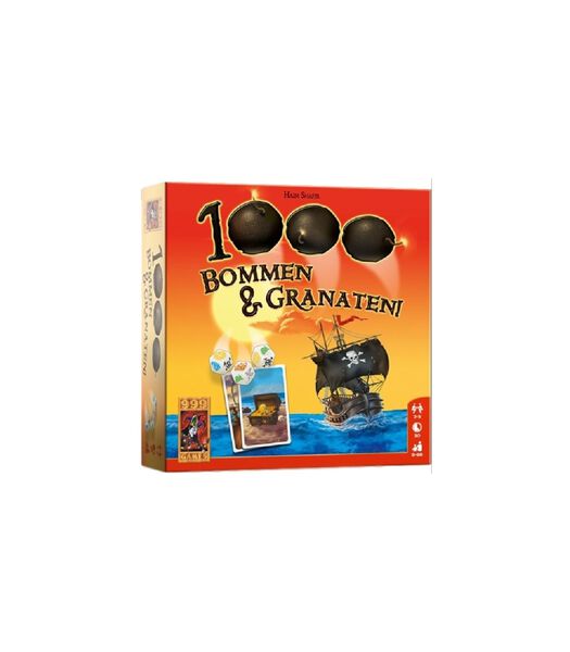 999 Games 1000 Bommen & Granaten! - Dobbelspel - 8+