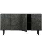 Commode - Bois - Noir - 83x160x40 - Counter image number 2