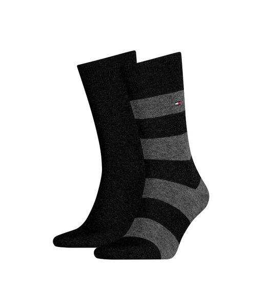 chaussettes 2 paires men sock rugby