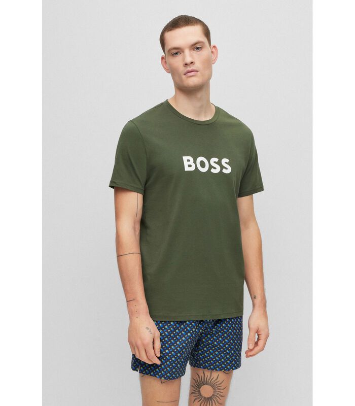 BOSS T-shirt Vert Foncé image number 1