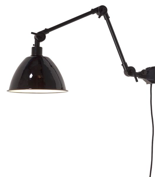 Wandlamp Amsterdam - Zwart/Zwart - 75x25x55cm