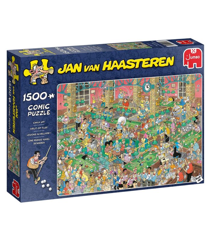 Puzzle jumbo Jan van Haasteren Chalk Up - 1500 pièces image number 0