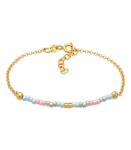Bracelet Perles Pour Femmes Beads Pastel En Argent Sterling 925