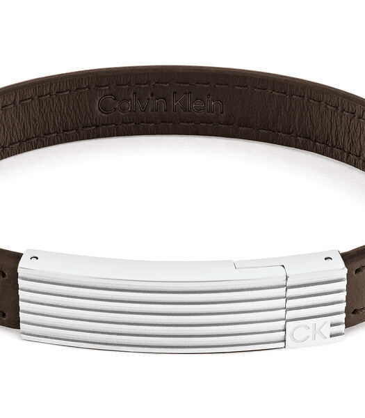 CK bracelet cuir brun 35000268