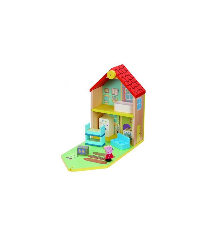 Wooden Family Home (With Figures & Accessories) image number 1