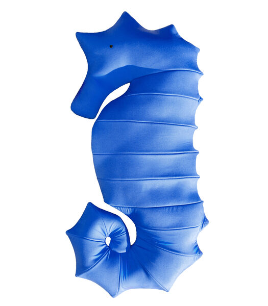 Pouf hippocampe extérieur flottant bleu marine