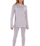 Pyjama binnenkleding legging top lange mouwen Ivette image number 0
