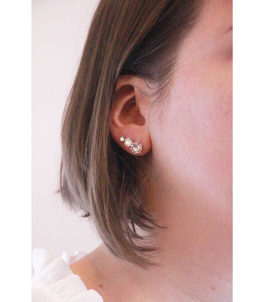 Boucles d'oreilles Lot de 3 paires de - Coffret Trinity - Cristal d'Autriche