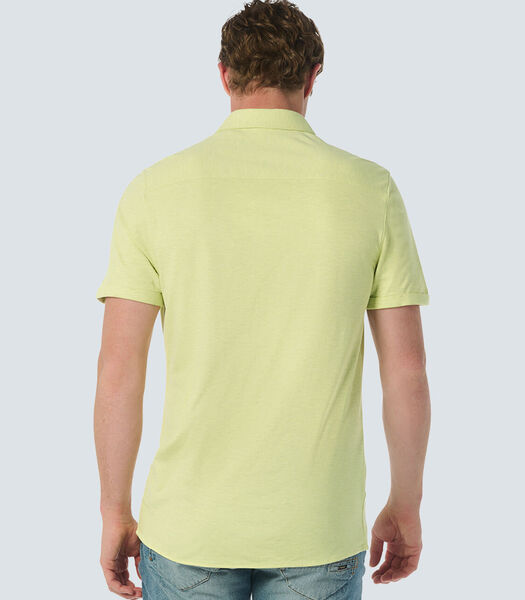 Chemise en jersey avec texture mélangée - style intemporel pour toutes les occasions Male