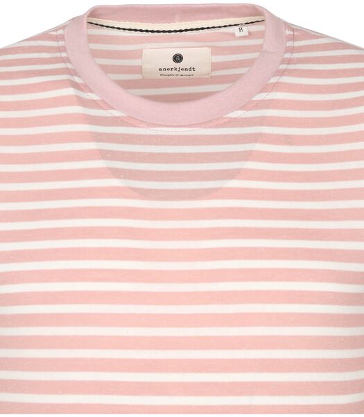 T-shirt Akrod Strepen Roze