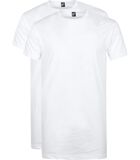 Derby Extra Lange T-shirts Wit (2Pack) image number 0