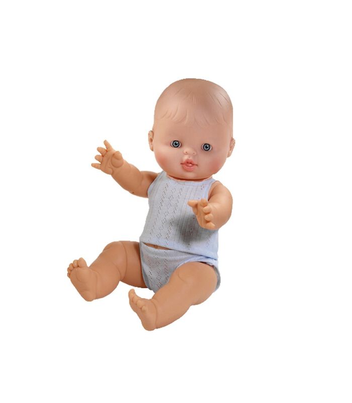 Gordi Baby Doll Boy Pyjama blanc - 34 cm image number 0