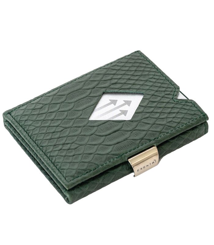 Exentri Leather Wallet RFID green cobra image number 1