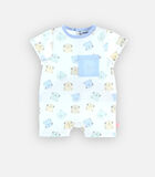Pyjama combishort iconique en coton BIO, clair/écru image number 0