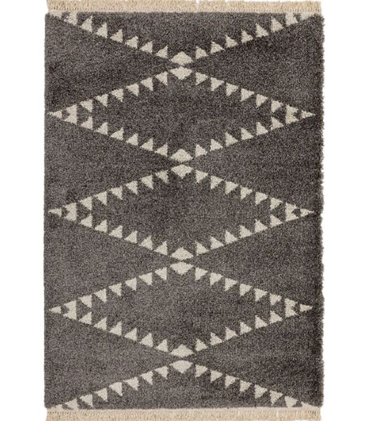 Berber-Teppich im Woll-Effekt mit Fransen DIKO
