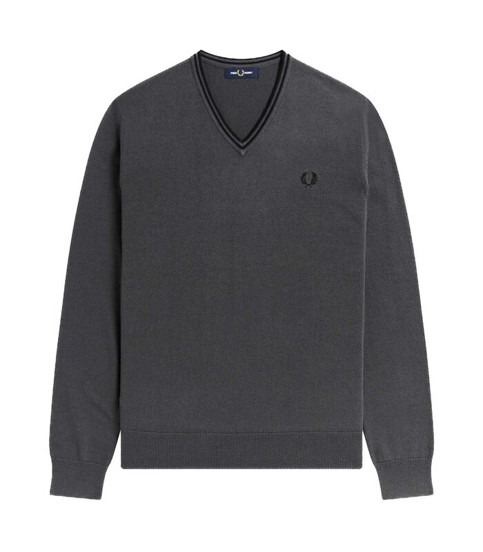 Pull Fred Perry Gris Classique image number 0
