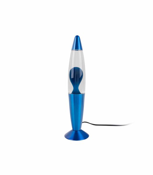 Lampe de Table Funky Rocket Lava - Bleu - Ø8.6x35.5cm