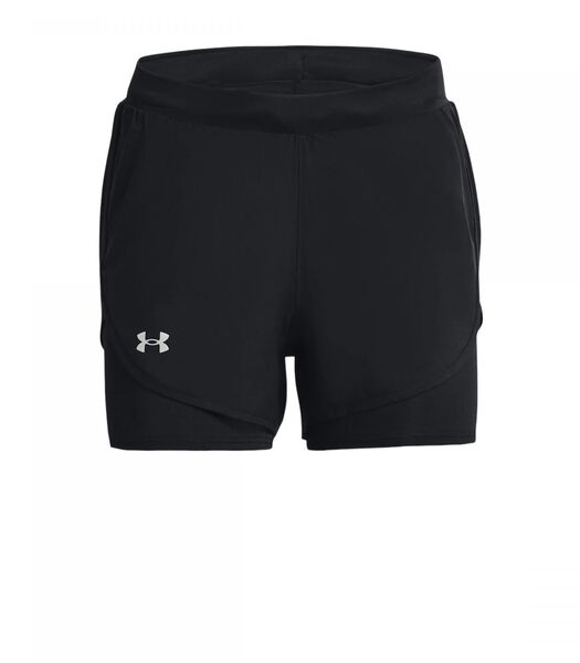 Shorts Fly-By Elite 2-in-1 Femme Black/Reflective