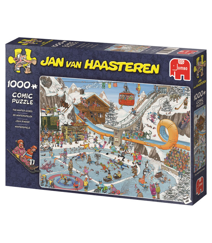 puzzel Jan van Haasteren De Winterspelen - 1000 stukjes image number 2