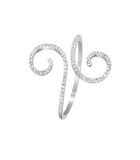 Ring 'Spirale d'Amour' witgoud en diamanten image number 0