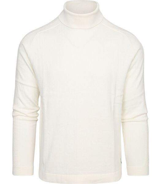 Blue Industry Pull Col Roulé Off White