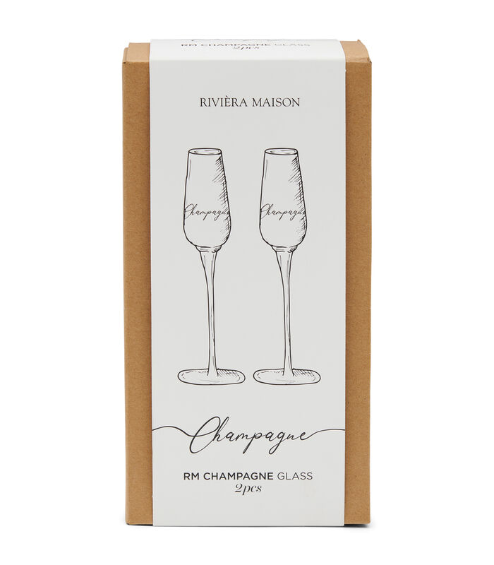 Champagne Coupe - Verre à Champagne RM - Transparent - 2 Pièces image number 1
