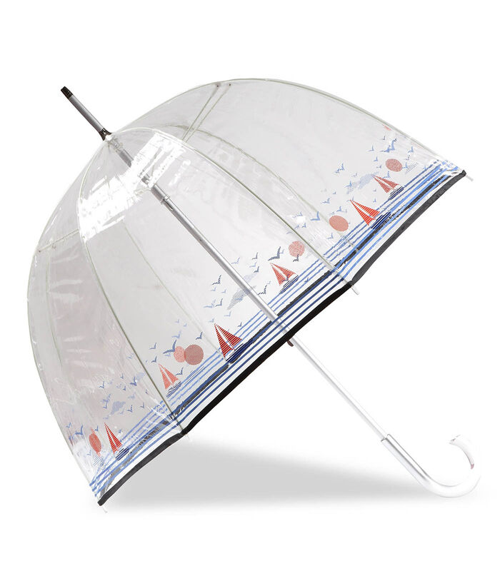 Transparante bell paraplu Isotoner image number 1