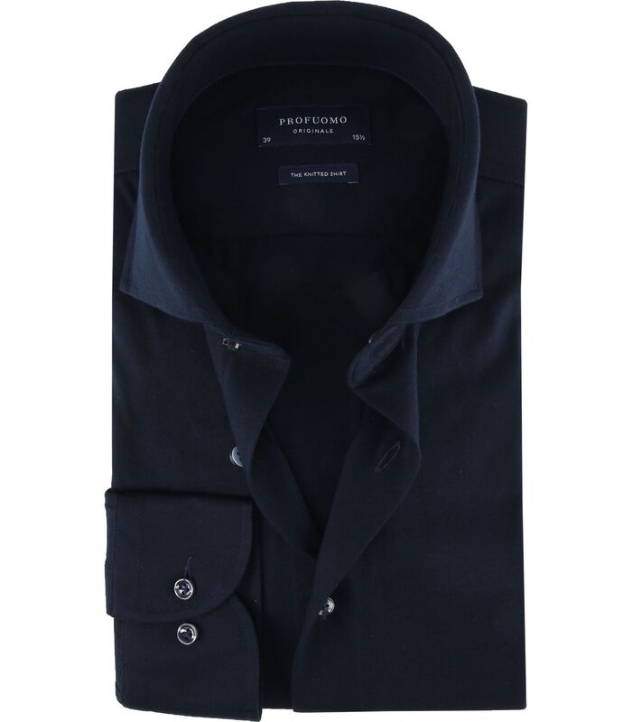 Profuomo Chemise Jersey Tricoté Marine image number 0