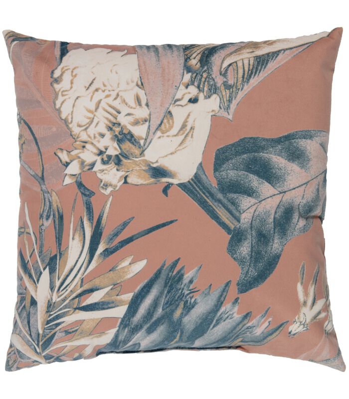 Coussin Printed - Velours - Melon - 50x50  - Bouquet image number 0