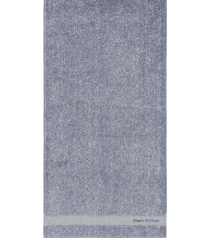 MELANGE - Handdoek - Marineblauw / Zilver image number 0