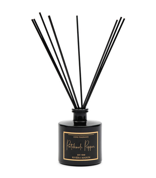 Geurstokjes - RM Patchouli Pepper Fragrance Sticks - Zwart