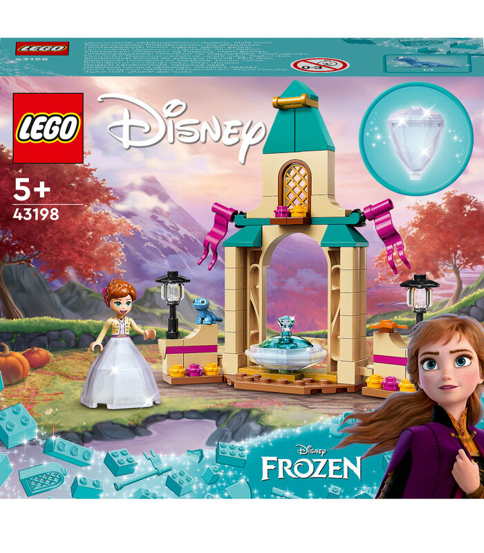 LEGO Disney 43198 La Cour du ChÃ¢teau dâ€™Anna Set avec Robe Diamant image number 0