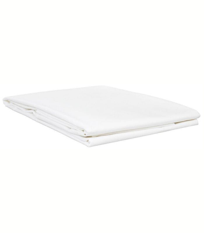 Set drap de lit blanc flanelle image number 2