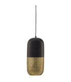 Lampe à suspension - Métal - Noir/laiton - 46x20x20 - Tirsa image number 0