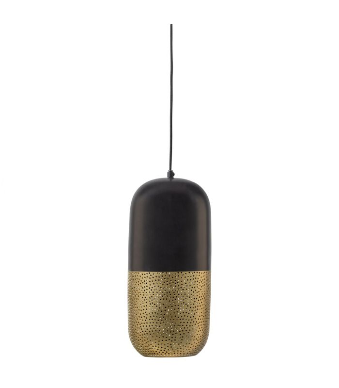 Lampe à suspension - Métal - Noir/laiton - 46x20x20 - Tirsa image number 0