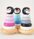 Houten speelgoed: Pinguïn stapelpiramide image number 1