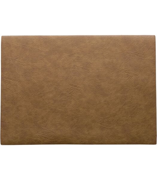 Placemat - Vegan Leather - Toffee - 46 x 33 cm