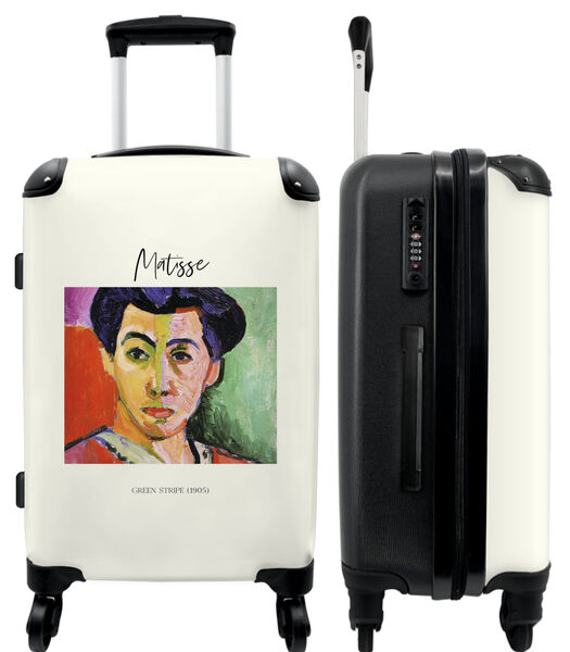 Bagage à main Valise avec 4 roues et serrure TSA (Art - Matisse - Portrait - Homme)