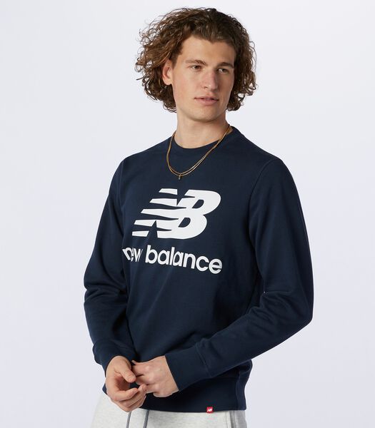 Essentials sweatshirt met gestapeld logo